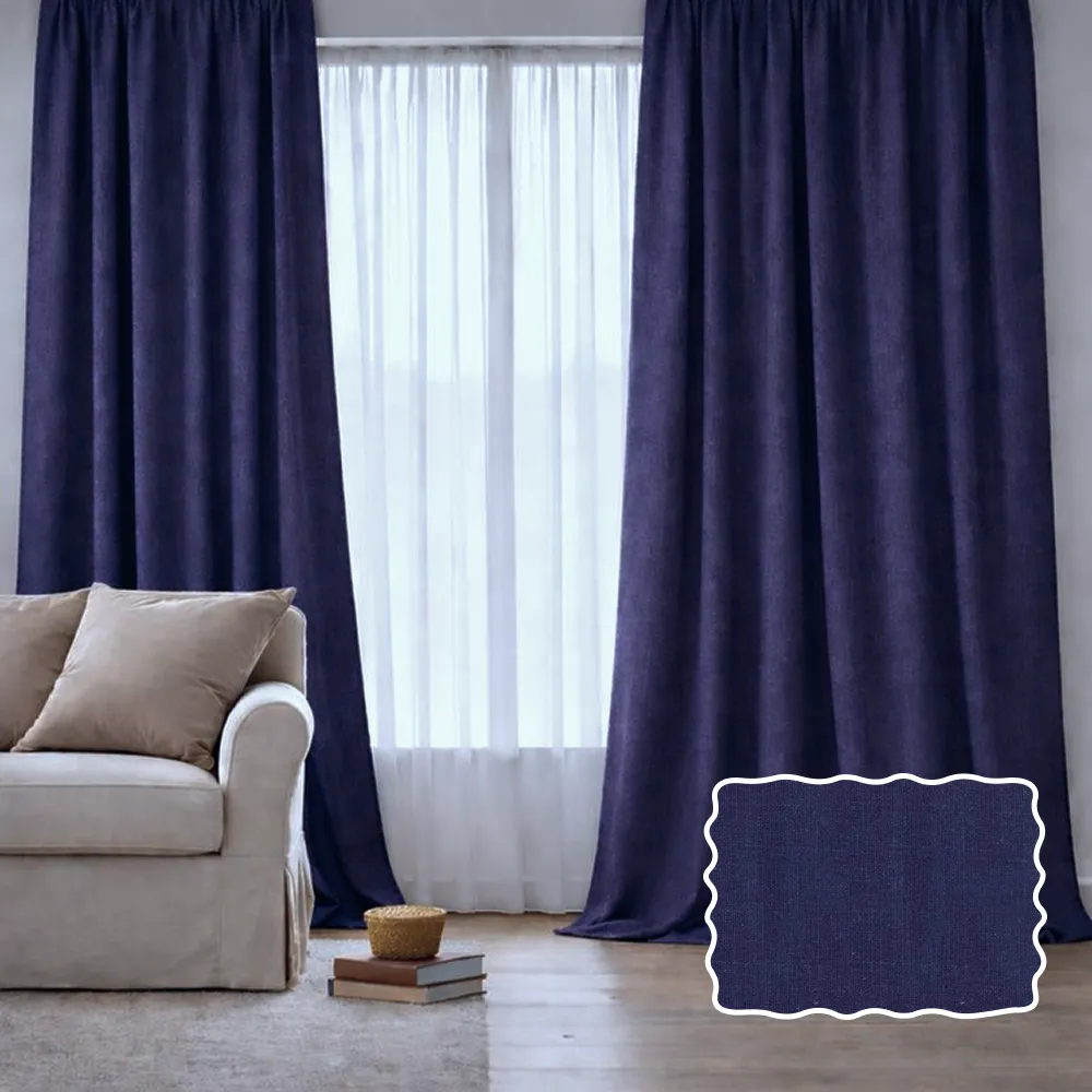 Navy Blue Blackout Cur Dubai