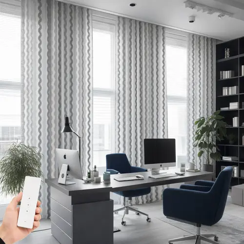 Office Striped Curtain Dubai