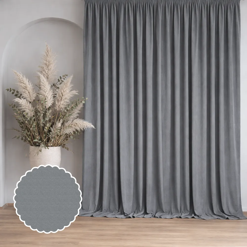 Slate Grey Curtains Dubai