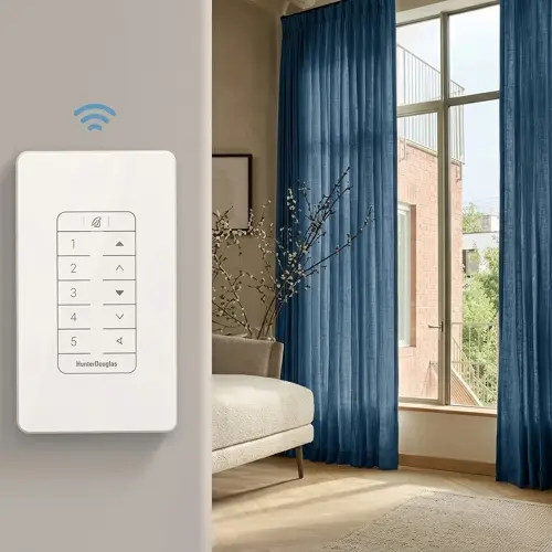 Smart Blue Curtains Dubai